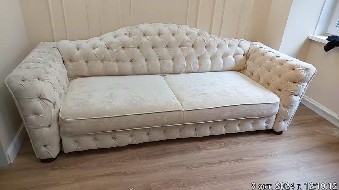 Замена обивки дивана на дому. Пионерский